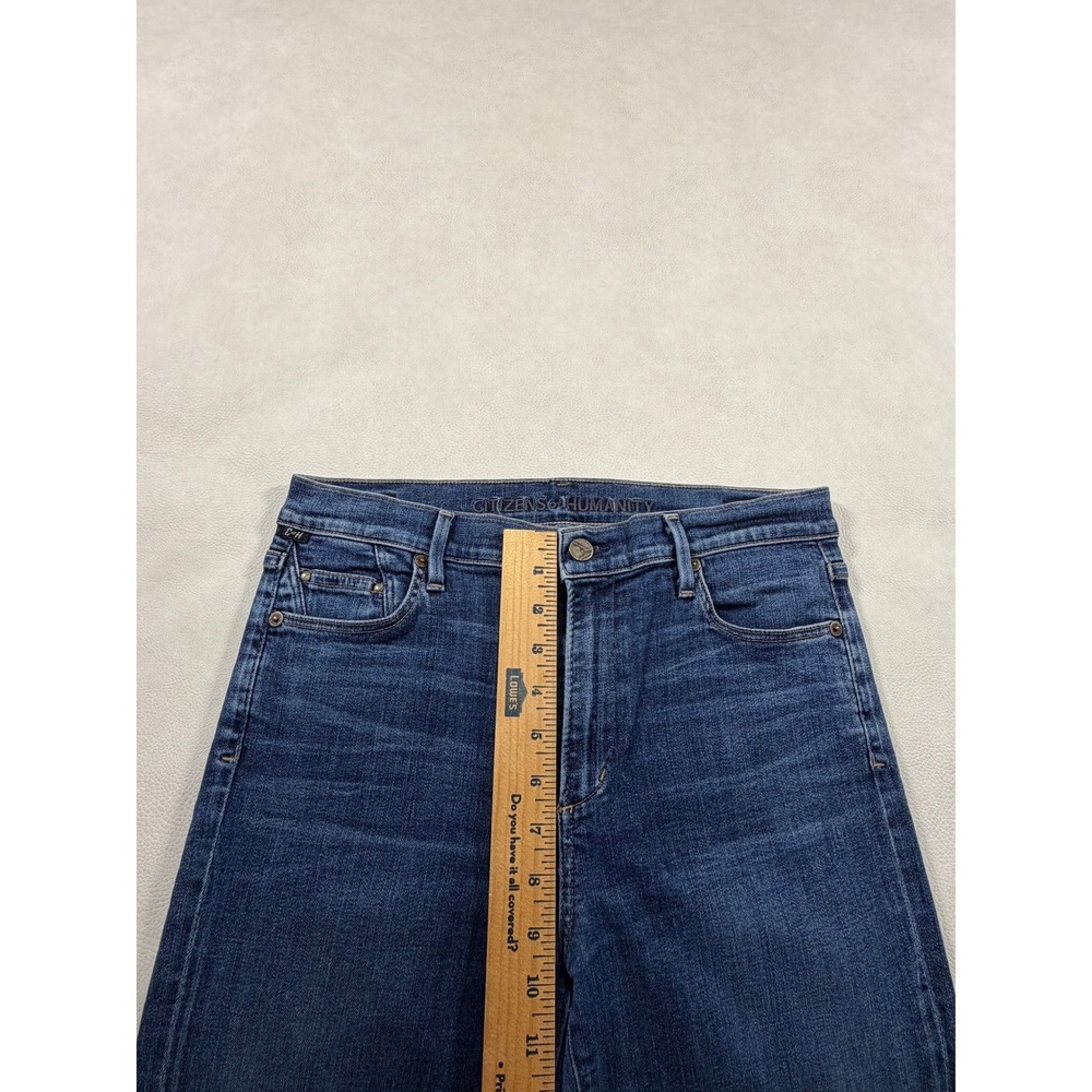 Citizens of Humanity‎ Rocket High Rise Skinny Jeans Dark Wash Blue Size 31 - Picture 6 of 10